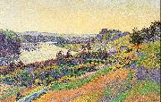 Luce, Maximilien The Seine at Herblay Sweden oil painting artist